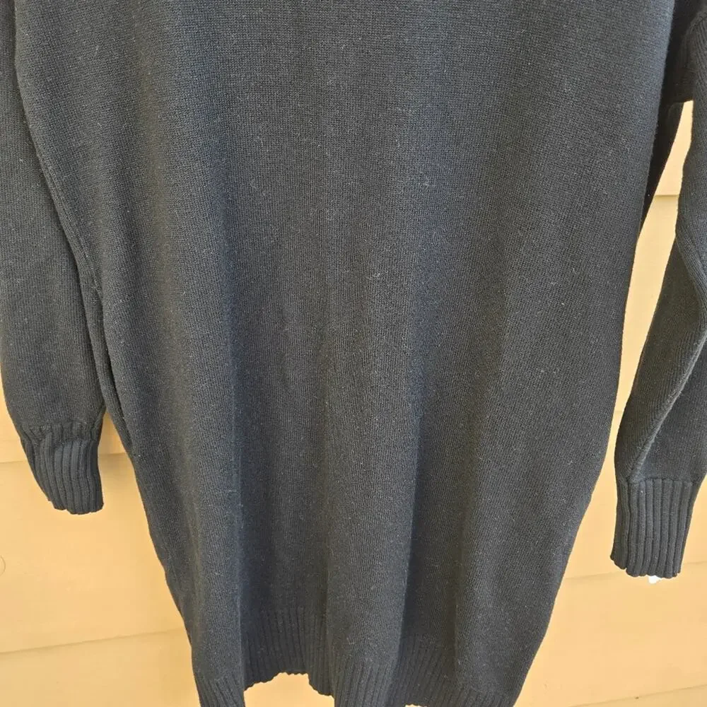 Lululemon‎ softer still black longer pullover sweater Knit dress Sz S